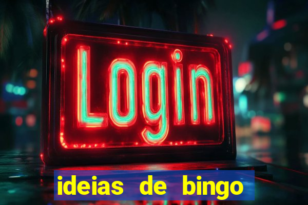 ideias de bingo para o natal